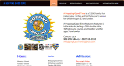 Desktop Screenshot of hoppinggoodtime.com